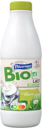 Lait uht ecreme bio bt 1l