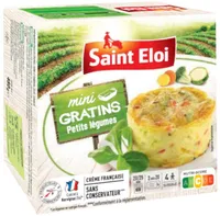 4 Mini gratins petits légumes 480g