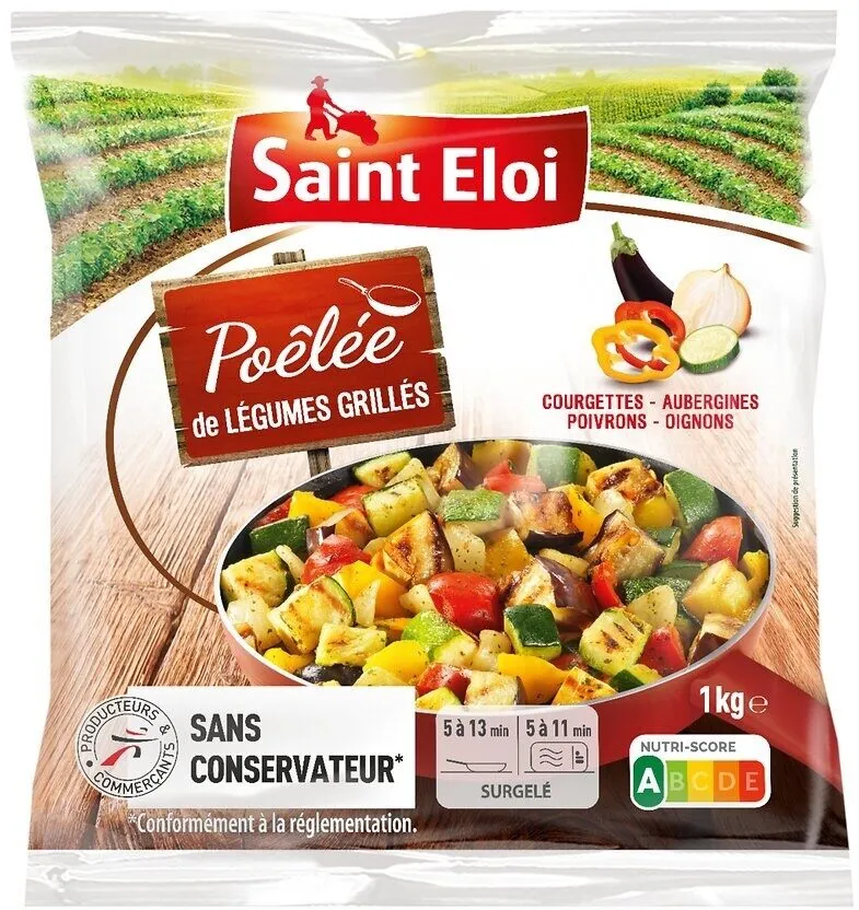 Poêlée de légumes grillés