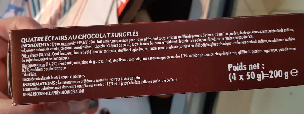 Adelie Eclairs Choco X4