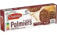 Palmiers nappés de chocolat au lait