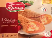 2 Galettes au sarrasin Jambon -Fromage