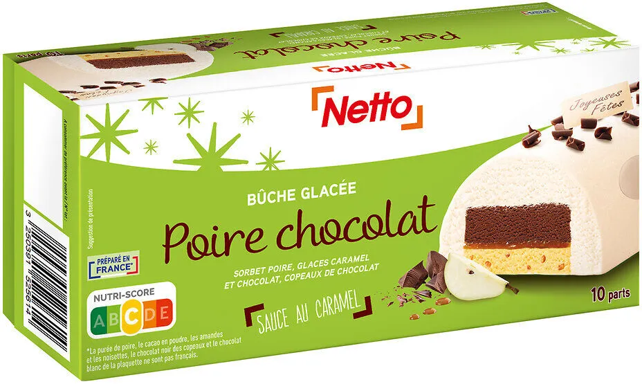 Bûche chocolat - poire (G/S) - 1000mL