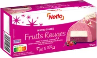 Bûche fruits rouges - vanille (S/CG) - 1000mL