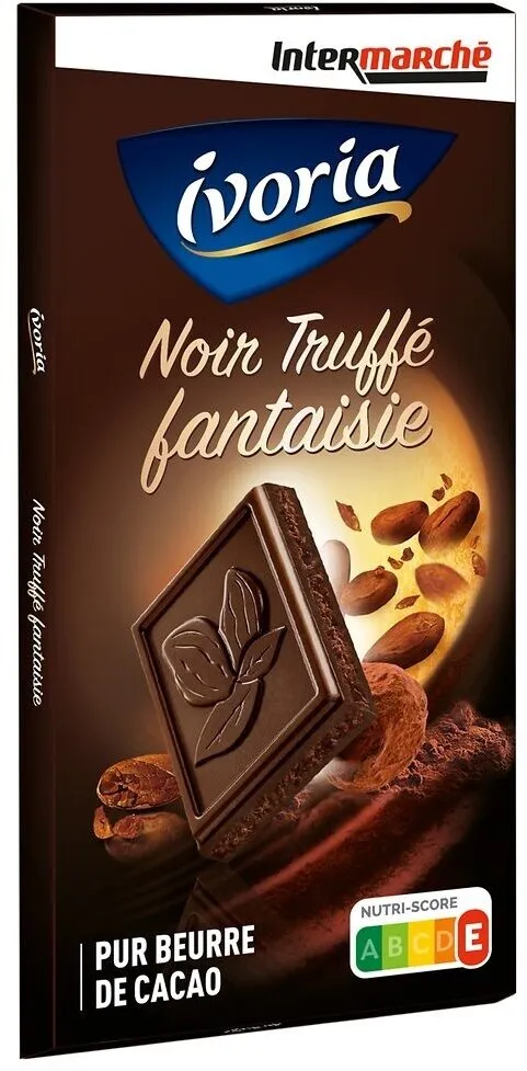Tablette fourrée chococlat noir truffe et éclat de fèves de cacao - 150g