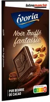 Tablette fourrée chococlat noir truffe et éclat de fèves de cacao - 150g