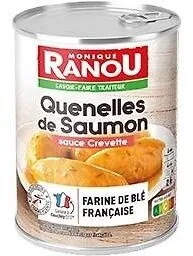 Quenelles de saumon sauce crevette 400g