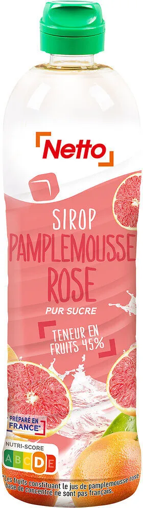 Sirop Pamplemousse rose bidon 75cl