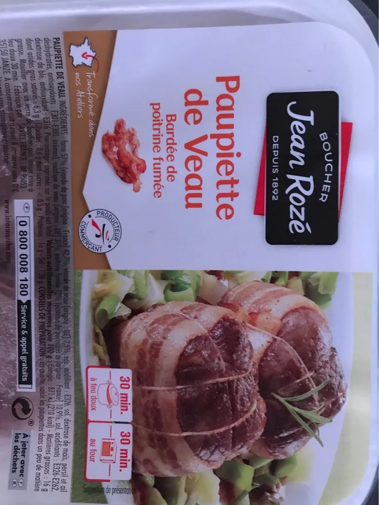 Paupiettes de veau