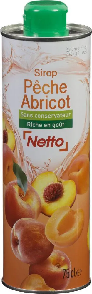 Sirop Pêche-abricot bidon 75cl