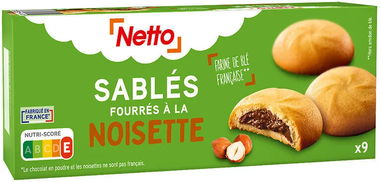 Sablé fourré noisette - 125g