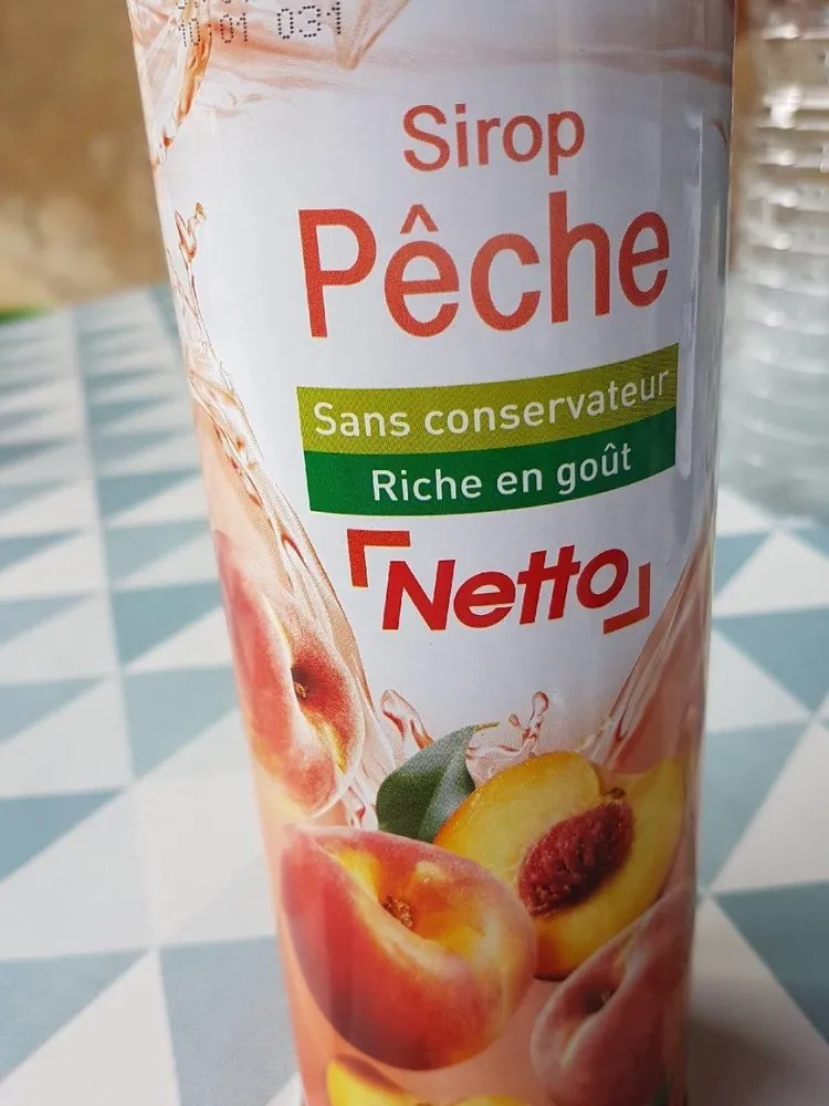 Sirop Pêche bidon 75cl