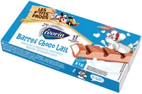 Barres chocolat au lait fourrée lait format Mini - 200g