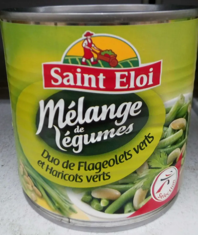 Duo de flageolets verts et haricots verts coupés