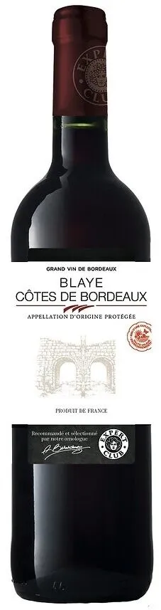 Aop blaye côtes de bordeaux rouge 75 cl