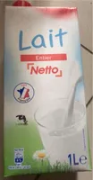 Lait uht entier bq pack 6x1l