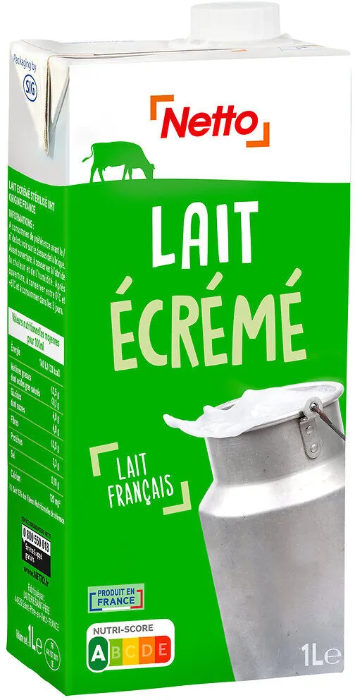 Lait uht ecreme bq 1l