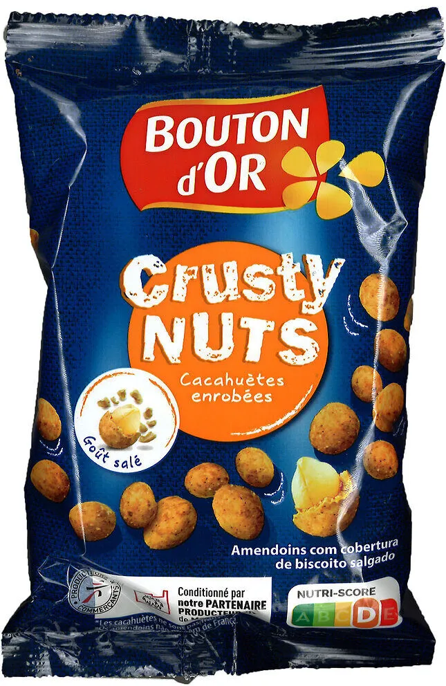 Cacahuètes enrobées goût salé - Crusty Nuts