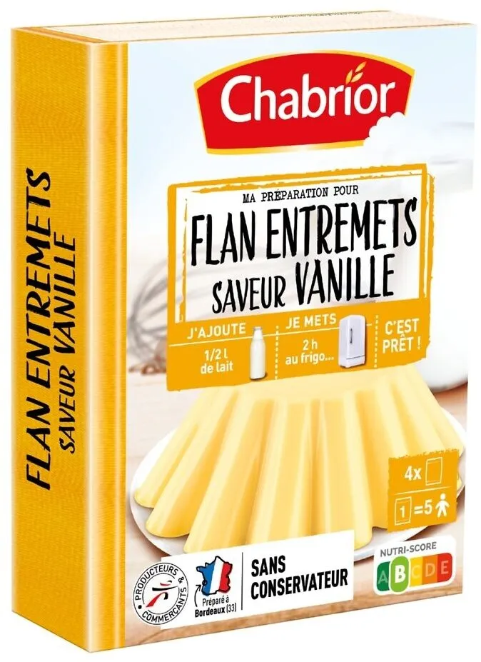 MA PREPARATION POUR FLAN ENTREMETS SAVEUR VANILLE 192g