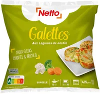 Galettes légumes du jardin (choux fleurs carottes brocolis)