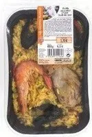 Paella poulet et fruits de mer