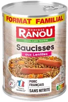 Saucisses aux lentilles 1260g