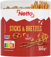 Tubo sticks & bretzels 300g