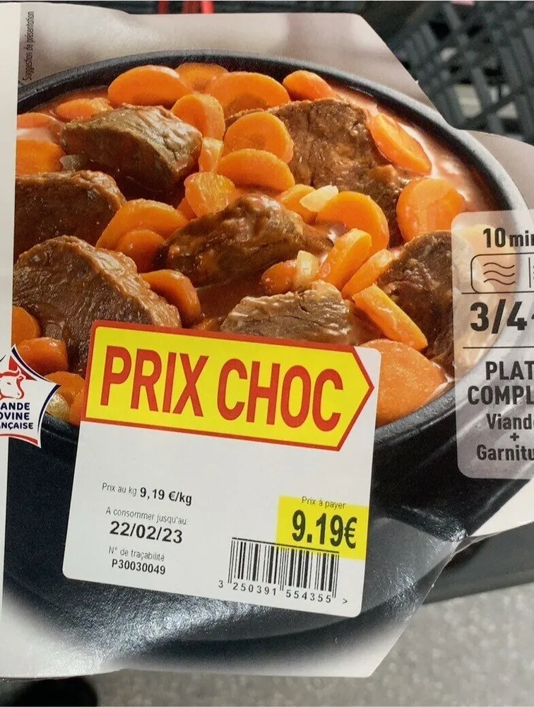 Boeuf braisé