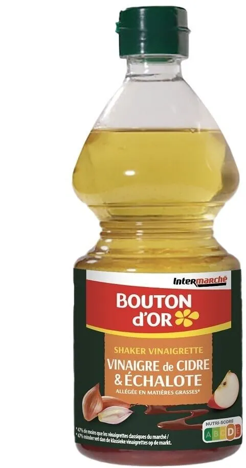 Vinaigrette légère - vinaigre de cidre et échalote - 50cl