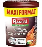 RILLETTES POULET ROTI 400g massif TRAD - FRANCE