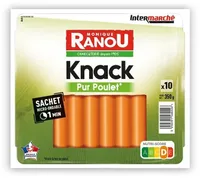 Knack volaille x10 350g - france