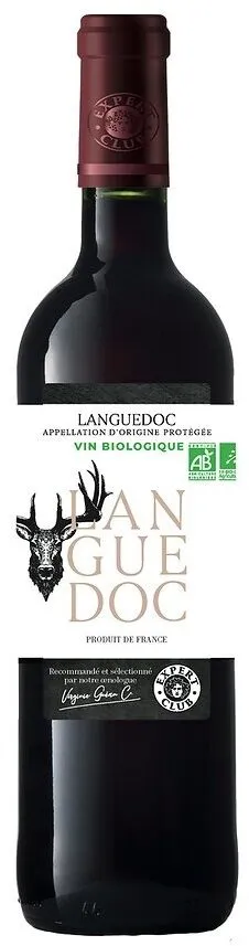 Aop languedoc rouge bio 75 cl