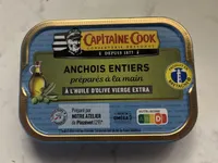 Anchois entiers à l'huile d'olive vierge extra