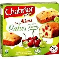 Mini cakes aux fruits x10