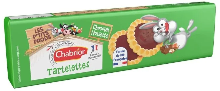8 Tartelettes chocolat noisette 150G - P'tits Prods