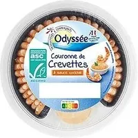 Couronne de crevette - ASC - & sauce cocktail - 190g