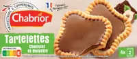 8 Tartelettes carrés chocolat noisettes 127G
