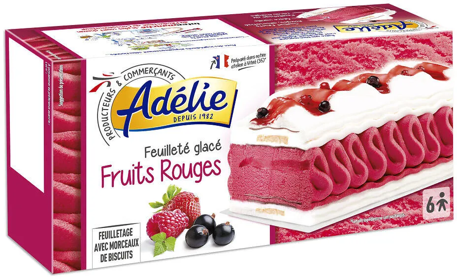 Feuilleté fruits rouges (S/G) - 650mL