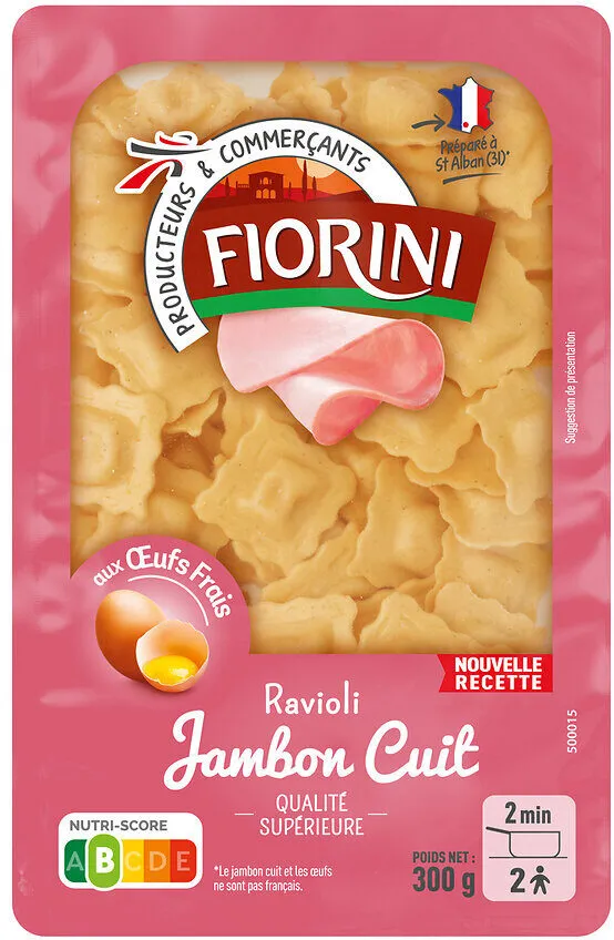 RAVIOLI JAMBON CUIT 300g