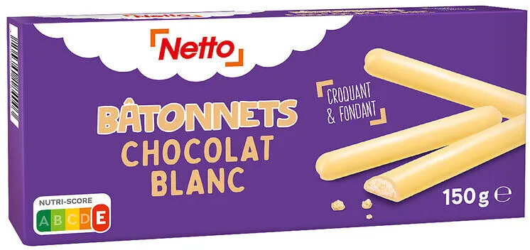 Bâtonnet chocolat blanc