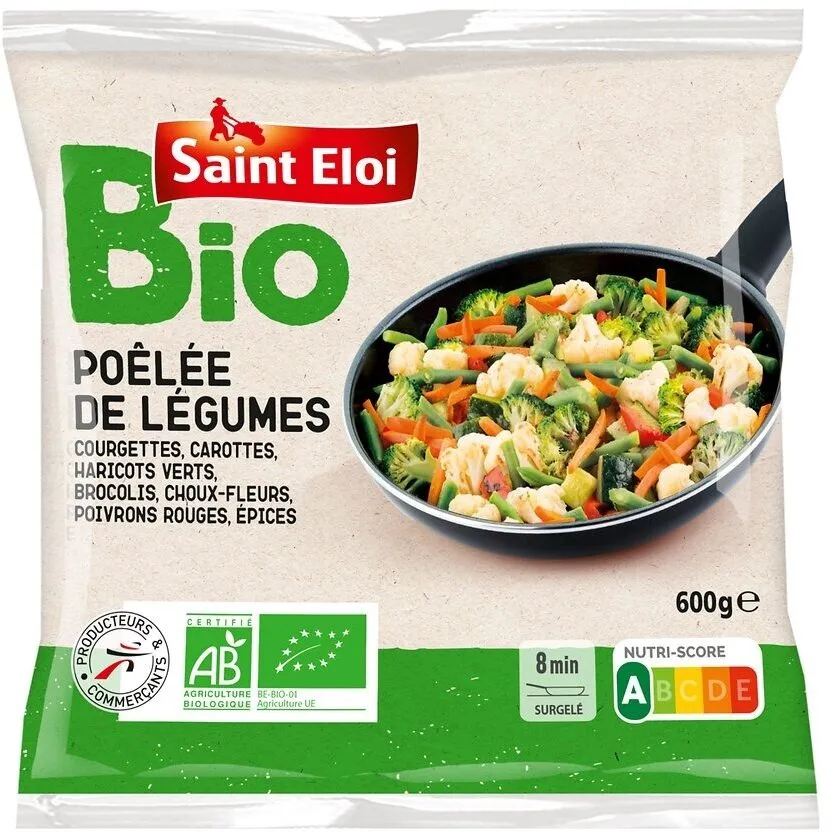 Poêlée de légumes bio