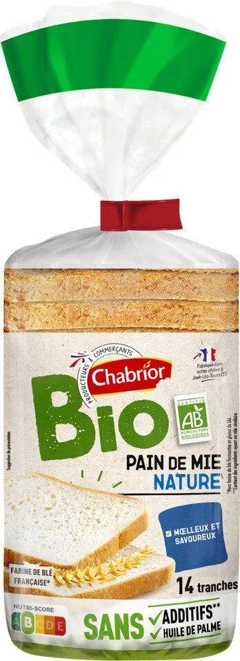 Pain de mie nature bio