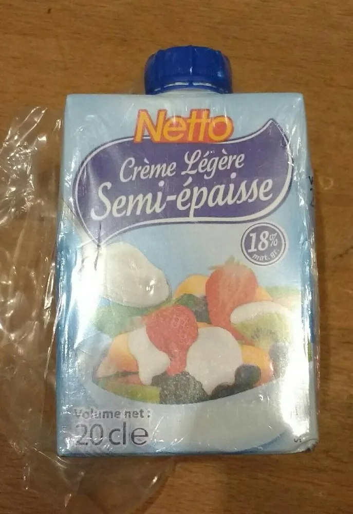 Creme legere uht 18% mg semi epaisse bq 3x20cl