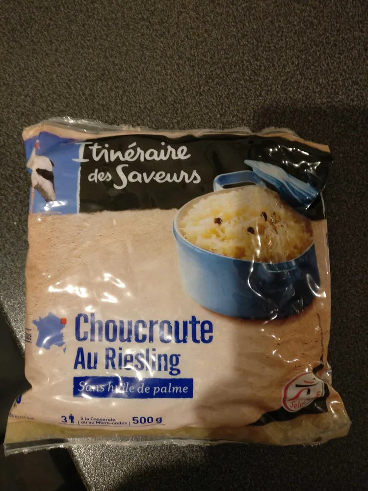Choucroute Cuisinée Au Riesling, Le Sachet De