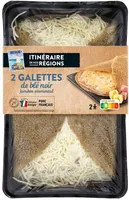 Galettes jambon emmental x2 300g