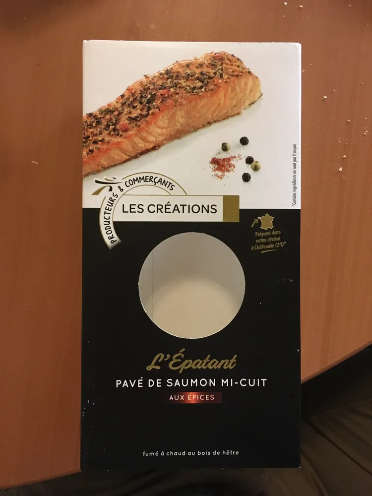 Pavé de Saumon Mi Cuit aux Épices Douces
