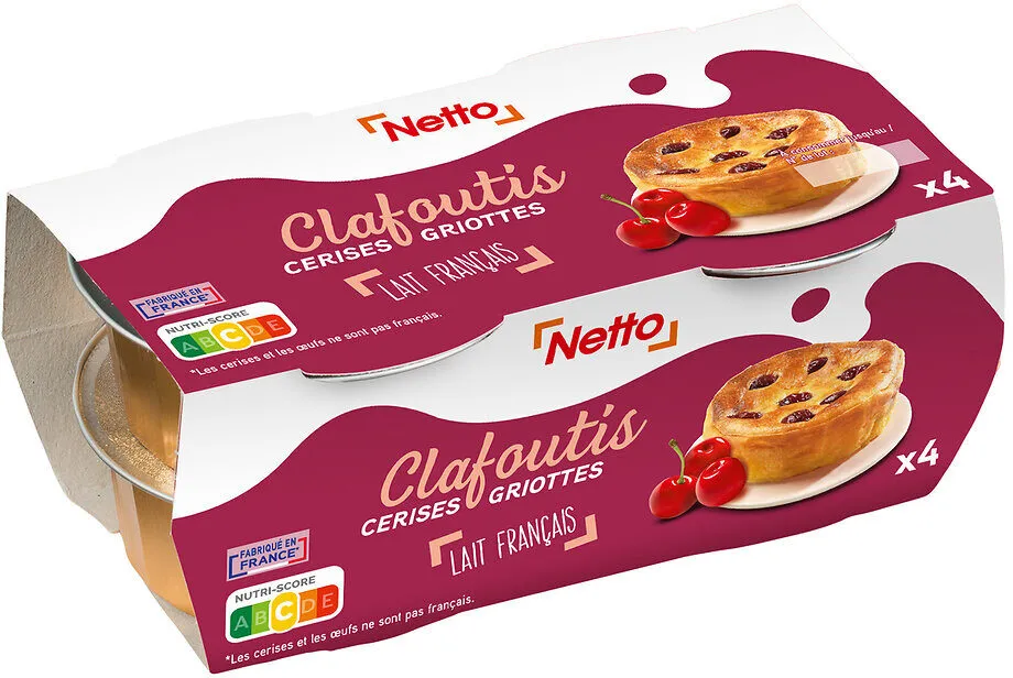 Clafoutis aux cerises 4x85g