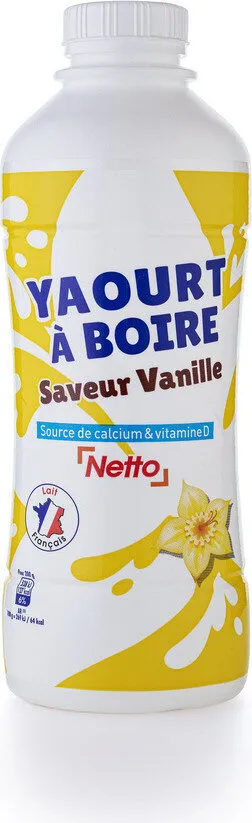 Yaourt à boire vanille