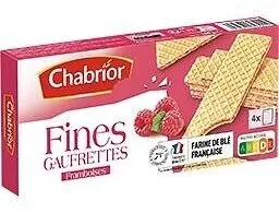 Gaufrettes Fourrées Aux Framboises