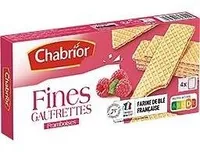 Gaufrettes Fourrées Aux Framboises